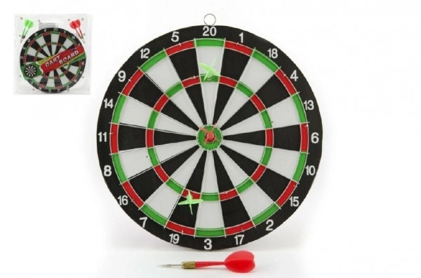 Tarča z dart puščicami - 28 cm