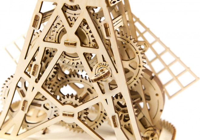 WOODEN CITY 3D sestavljanka Mlin 222 delov