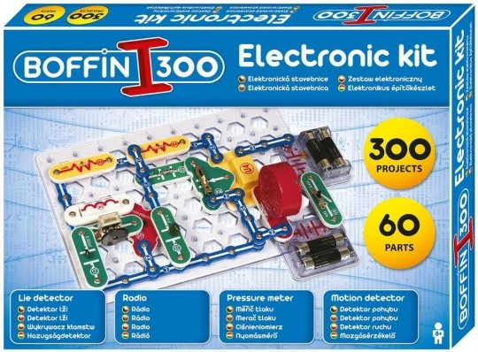 elektronski konstrukcijski set BOFFIN I 300 – 300 projektov za male elektrotehnike