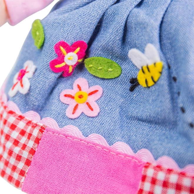 Tkaninska punčka Melody od Bigjigs Toys 34 cm