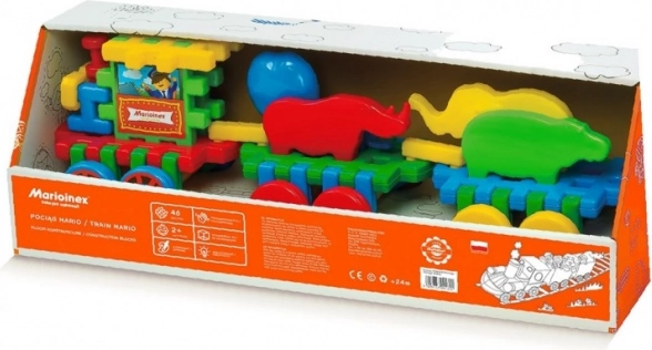 Gradbeni set vlak MARIO – 41 kosov