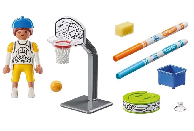 Playmobil Barvni Skater z košarkarsko žogo