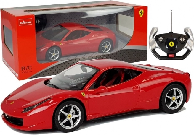 R/C Avto Ferrari 458 Italia Rastar 1:14 rdeč