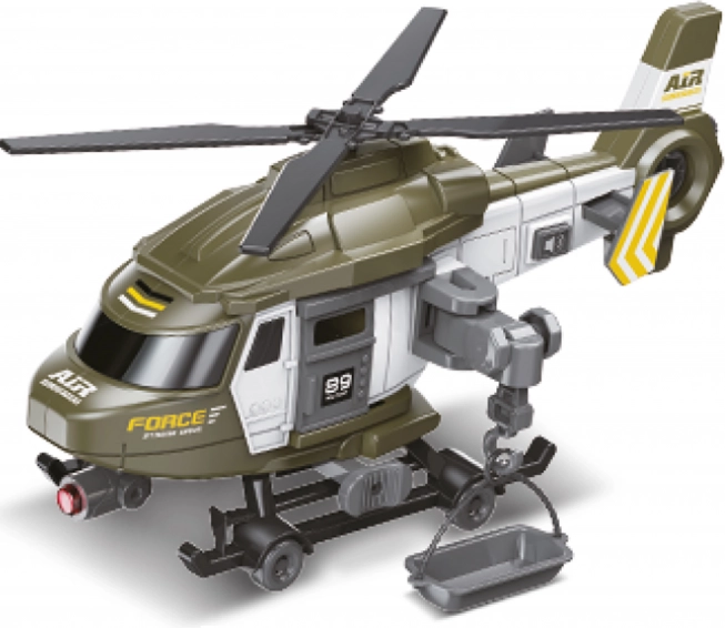 Vojaški helikopter z učinki