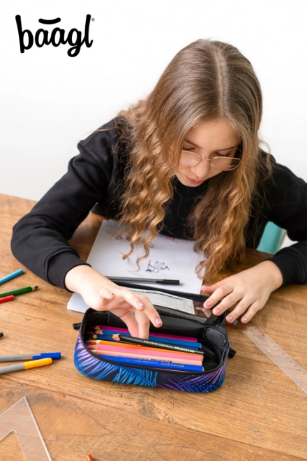 BAAGL Šolski peresnica etui Palm