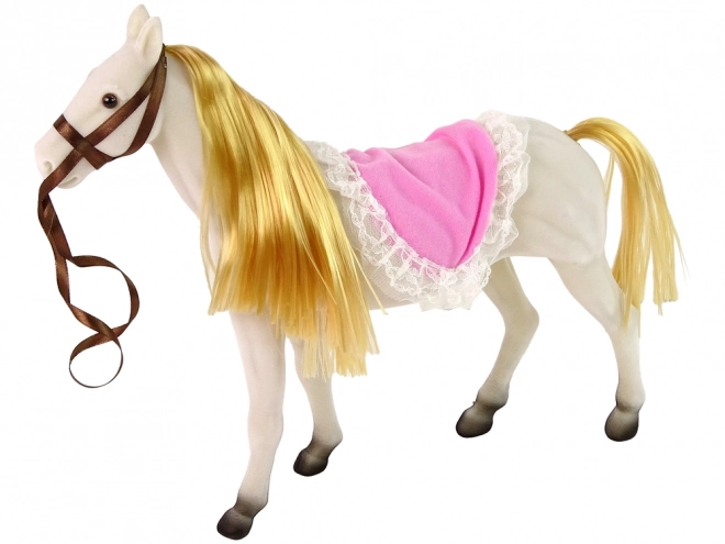 Lutka princesa z belim konjem