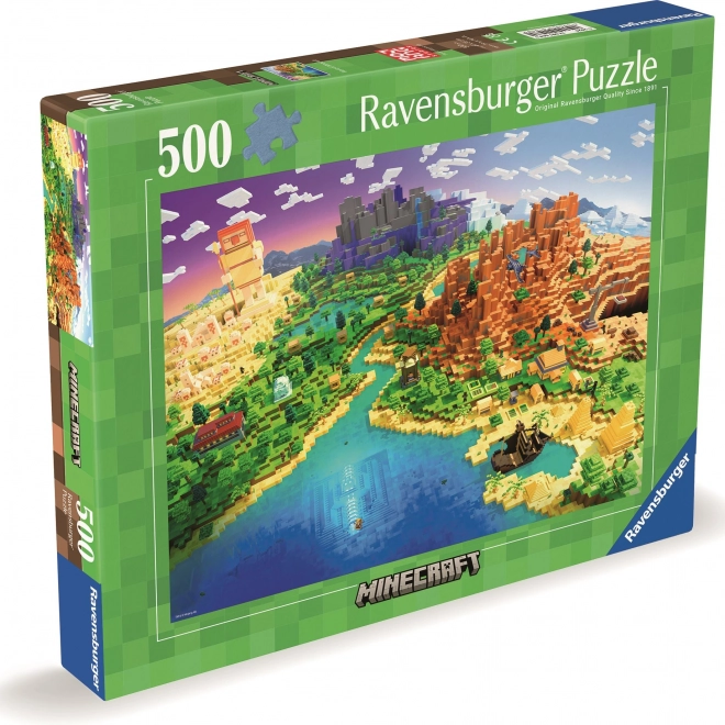 Minecraft Puzzle 500 kosov od Ravensburger