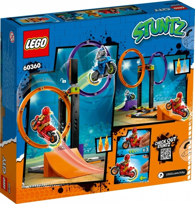 LEGO® City 60360 Kaskaderski izziv z vrtečimi se obroči