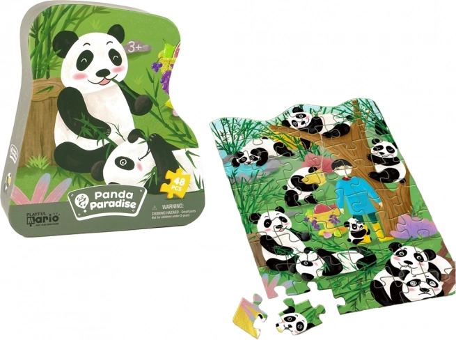Sestavljanka Panda Bambusov Gozd 48 Kosov