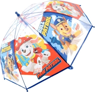 otroški dežnik TAČKE NA PATRULJI, ročni, 65 cm
