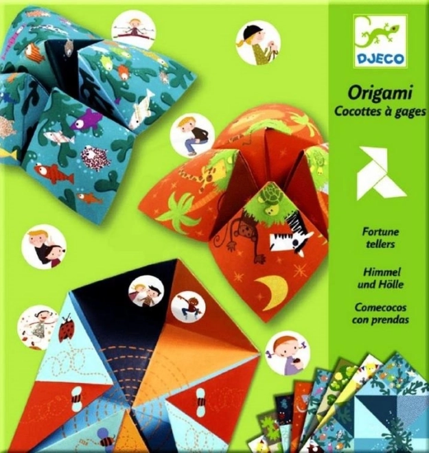 Origami Nebesa, pekel, Raj Djeco