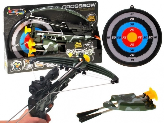 Samostrel z laserskim merilnikom + tarča za 0698