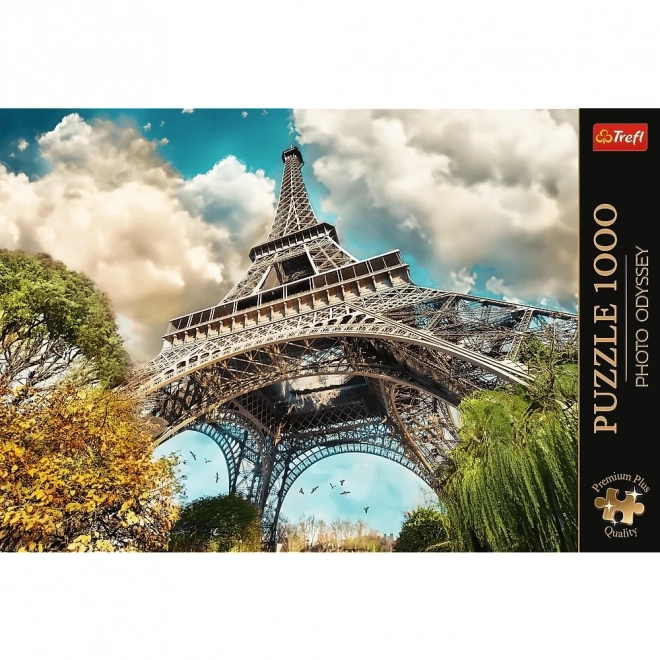 TREFL Puzzle Premium Plus Photo Odyssey: Eifflov Stolp 1000 kosov
