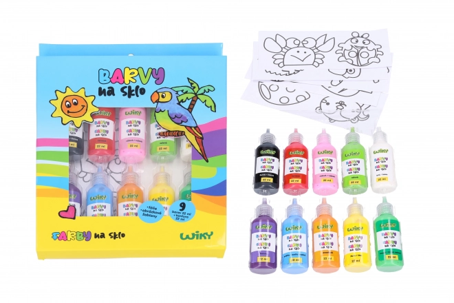 Barve za steklo 9+1 22ml