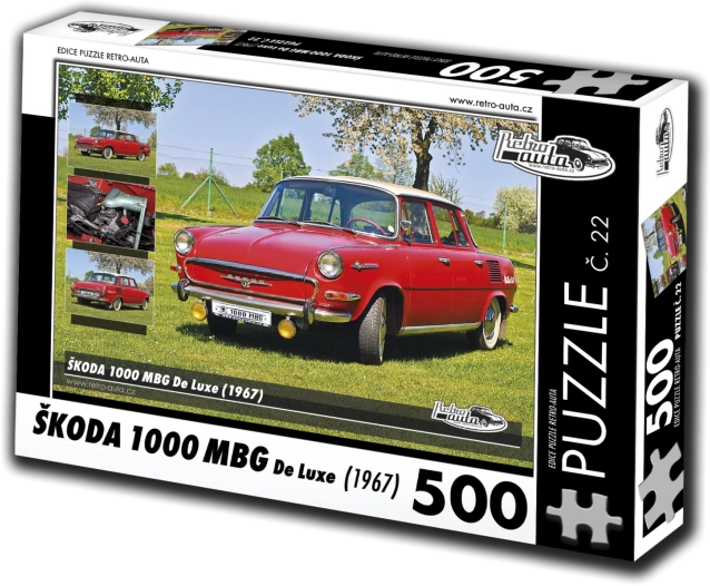 RETRO-AUTA puzzle Škoda 1000 MBG De Luxe 500 kosov