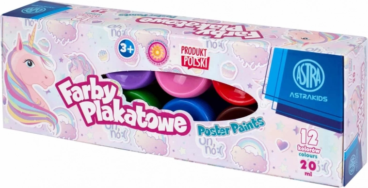 ASTRA pastelne tempera barve 12×20 ml – samorog