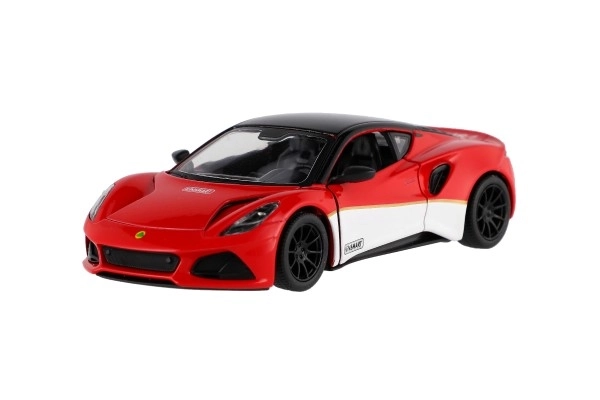 Auto Kinsmart Lotus Emira 1:38 kov/plast 12,5cm 3 barve na vzvratno navijanje 12 kosov v škatli