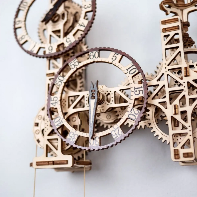 WOODEN CITY 3D sestavljanka Steampunk stenske ure 269 delov