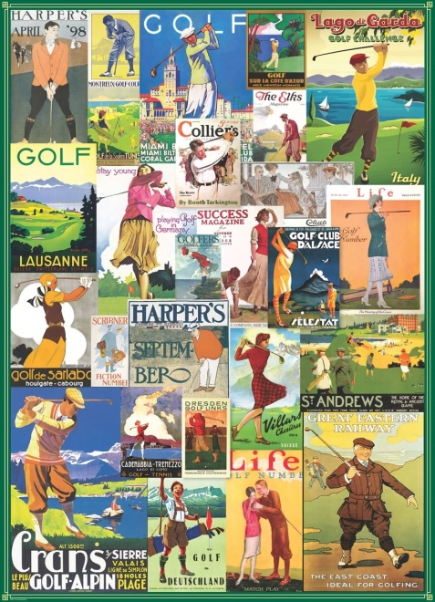 EUROGRAPHICS sestavljanka Svetovni golf 1000 koščkov