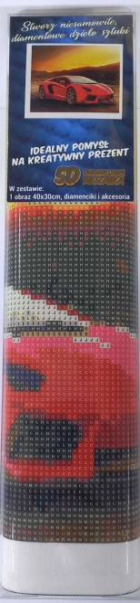 Set za diamantno slikanje - rdeči Ferrari