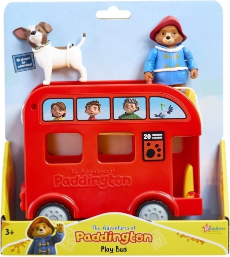 Igralni set Paddington z rdečim avtobusom