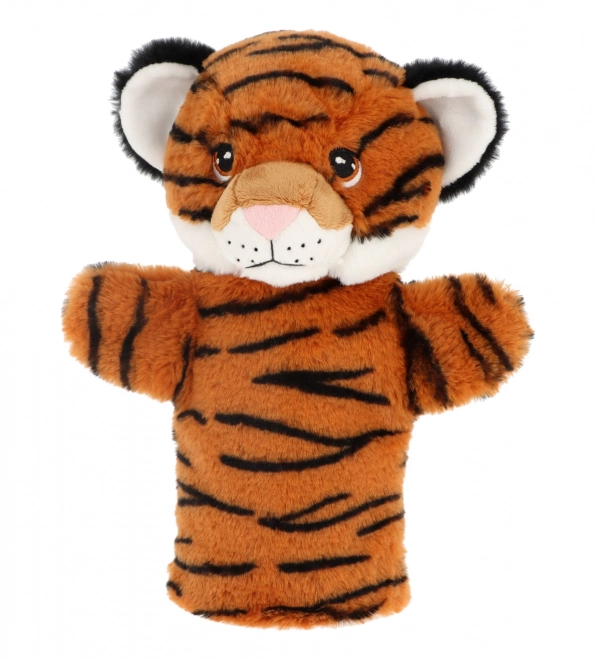 Keel Toys SE3076-7 Keeleco Tygr - eko plišast ročni lutka 27 cm