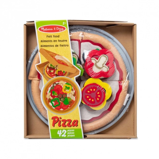 Pizza set iz klobučevine Melissa & Doug