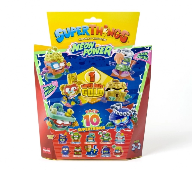 Zbirateljska figurica SuperThings NeonPower - komplet 10 kos