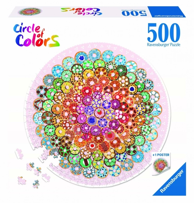 Sestavljanka Krofi 500 kos Ravenburger