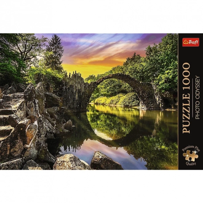 TREFL Puzzle Premium Plus Photo Odyssey: Rakotzův most v Kromlau 1000 kosov
