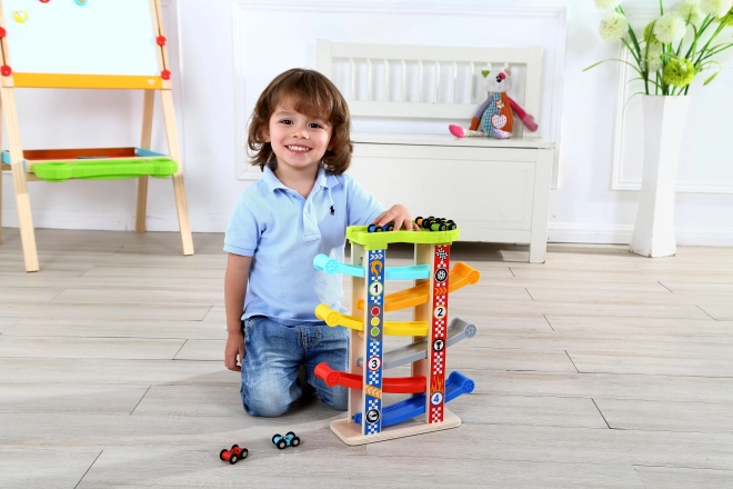 Tooky Toy Barvita tobogan za avtomobile