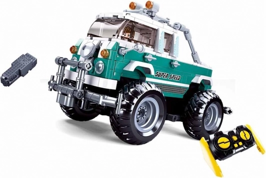 Sluban Power Bricks monster SUV na daljinsko upravljanje RC 2,4 GHz – sestavljanka