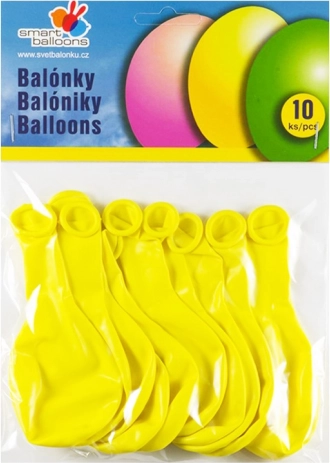 Napihljivi baloni rumeni 10 kos
