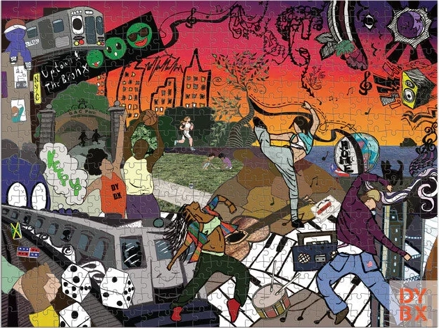 Dvostranske sestavljanke Romare Bearden x DreamYard 500 kosov