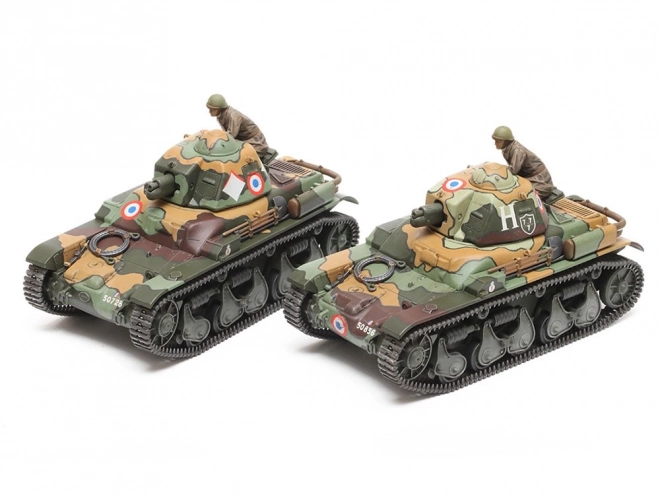 Model plastičnega francoskega lahkega tanka Renault R35