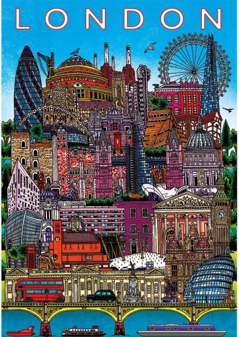 Puzzle Gibsons Pogled na London 500 koščkov