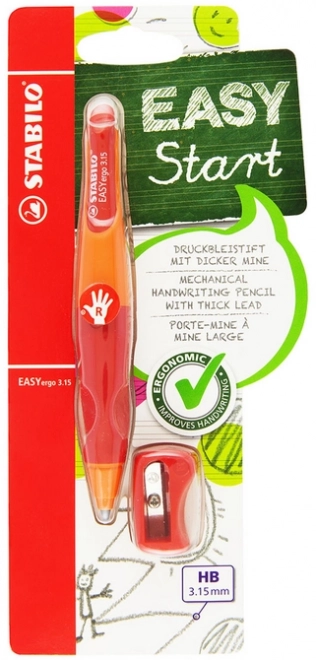 STABILO EASYergo svinčnik za desničarje 3,15 mm oranžna