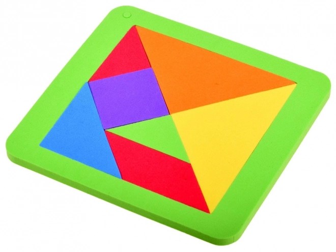 Barvna logična sestavljanka Tangram iz mehke pene