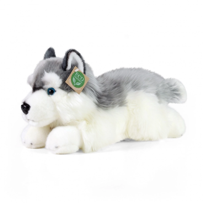 Rappa Plišasti pes husky ležeči 30 cm