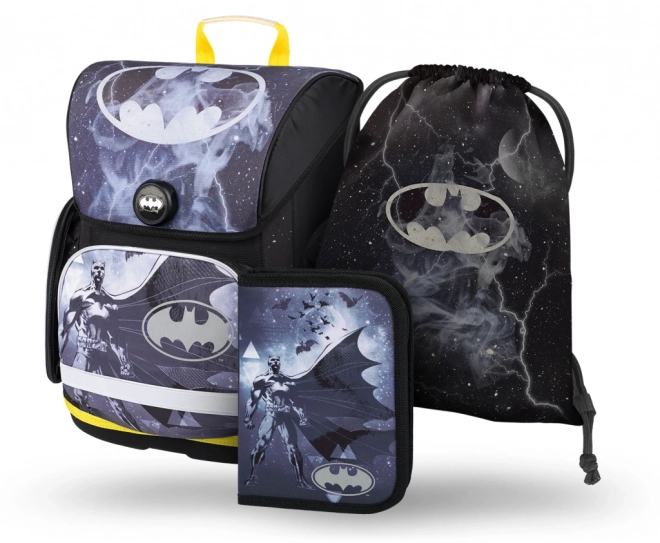 BAAGL 3 SET Ergo Batman Storm: aktovka, puščica, vrečka