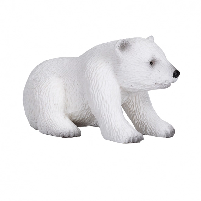 Figura polarnega medveda med sedenjem