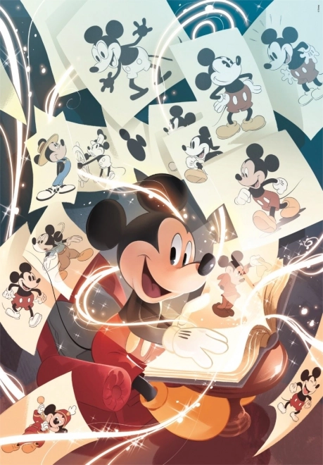 Sestavljanka 1000 kosov Kompaktna Mickey Mouse Praznovanje