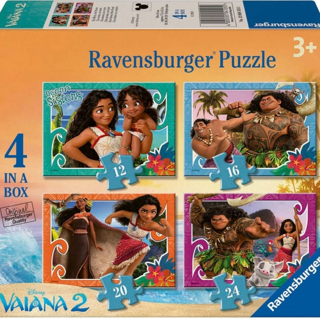 Ravensburger Sestavljanka Vaiana 4v1