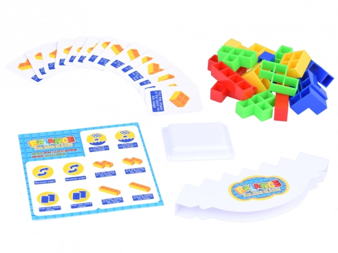 Gradbeni komplet Tetris 3D igra balansirni stolp