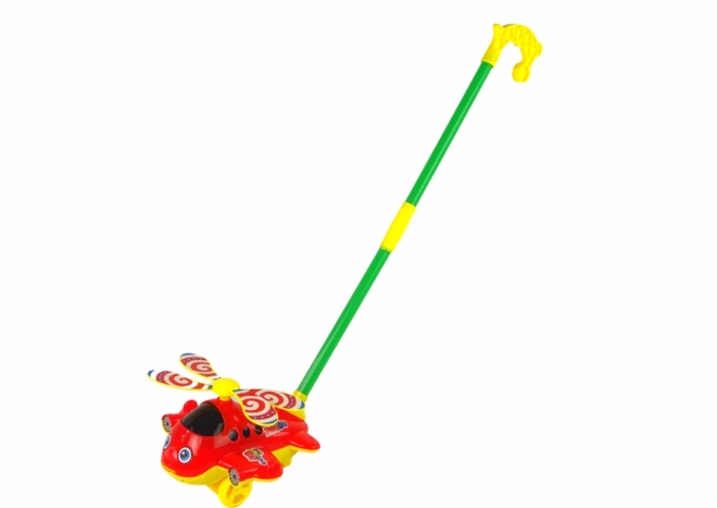 Vesela igračka helikopter s palico