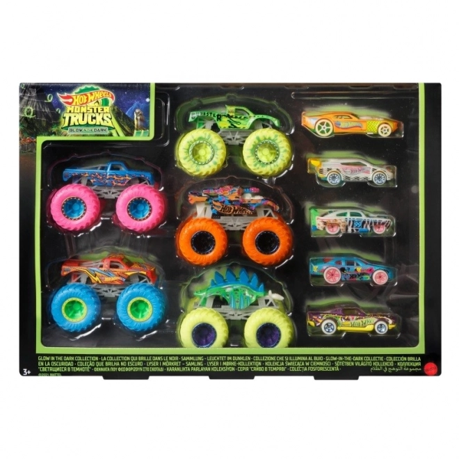 Hot Wheels Monster Trucki, ki svetijo v temi 10 kosov