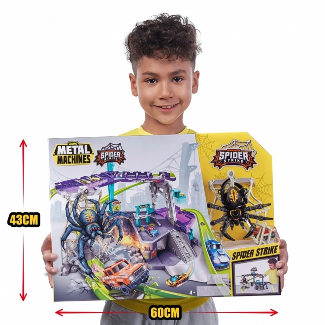 Steza za avtomobile ZURU Metal Machines: Napad Pajka