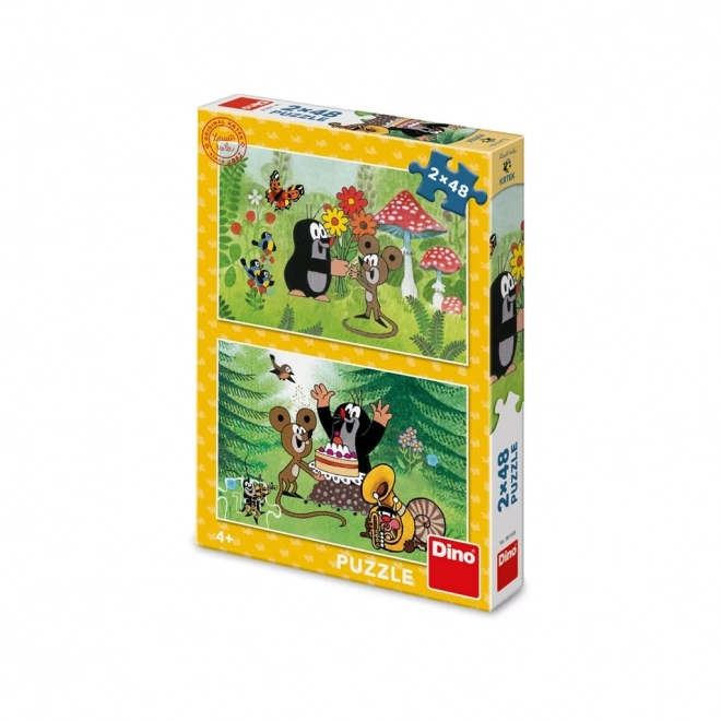 Dino Puzzle Krtek Praznovanje