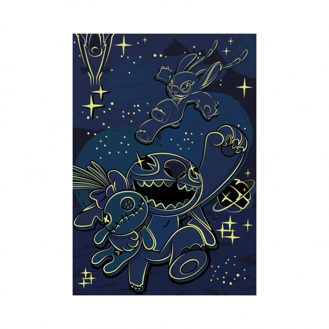 Uganka Lilo & Stitch Neonske 100 XXL Kos
