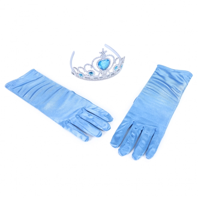 Set princeskine rokavice s krono